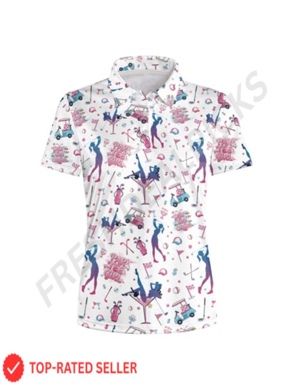 Women's Golf Polo Shirt Short Sleeve Quick Dry Moisture Wicking Tennis Athletic